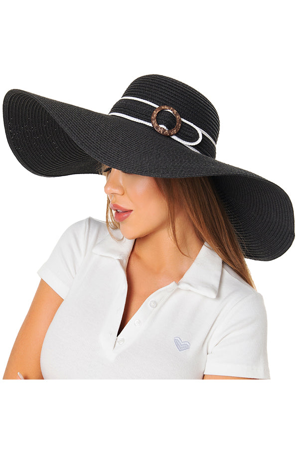 BOHO STRAW SUN HAT