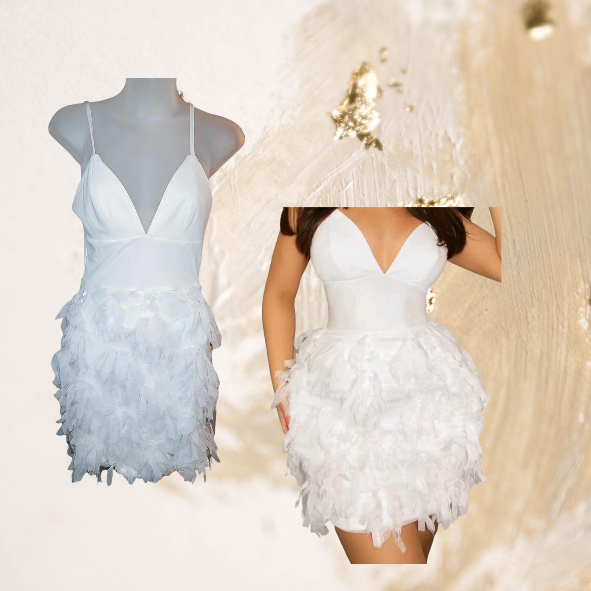 PARTY WHITE DRESS