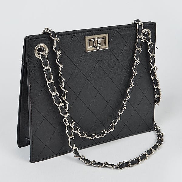 Leather strap Mat Clutch - arriesfashions