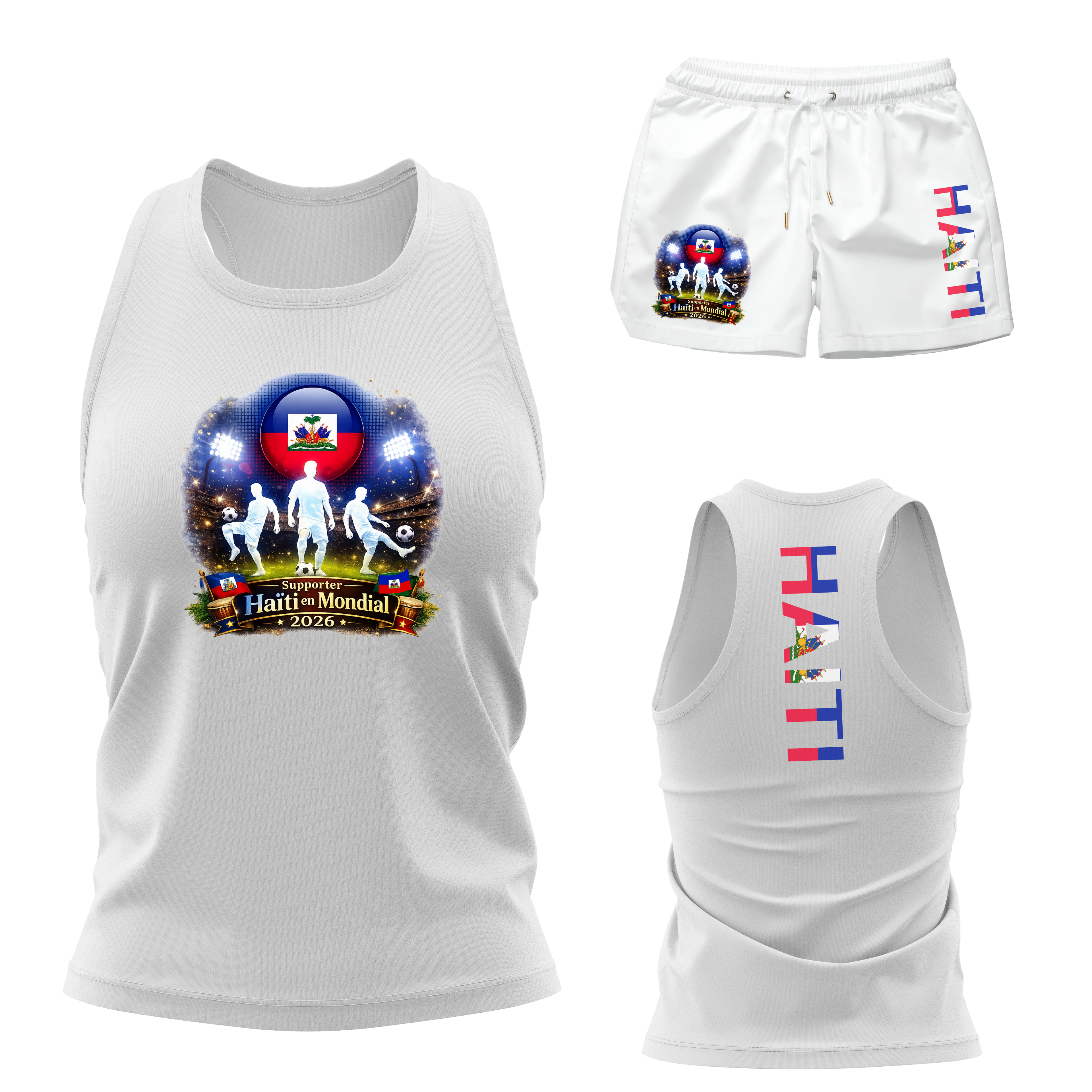 HAITI EN MONDIAL SHORT SETS