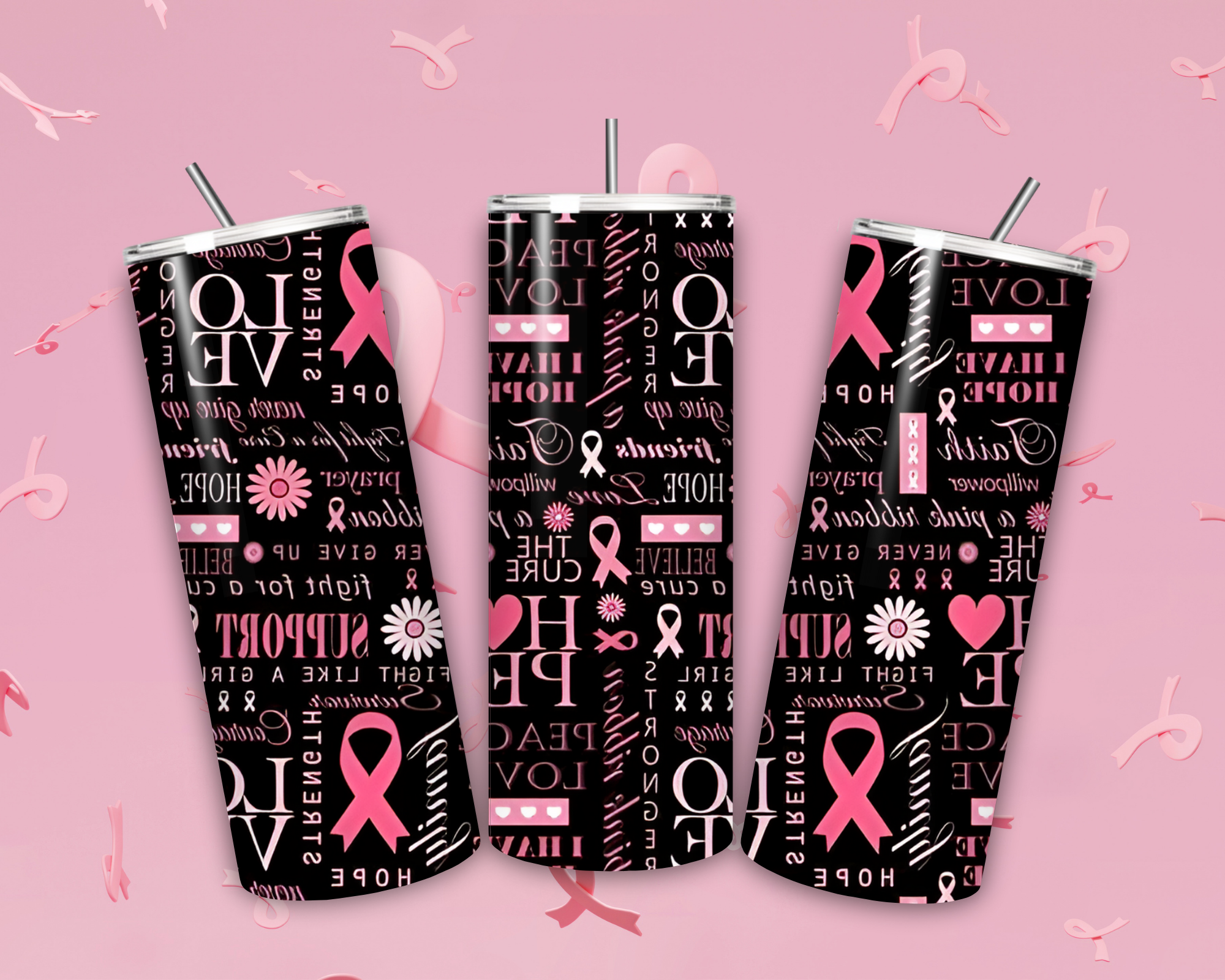 BREAST CANCER TUMBLER