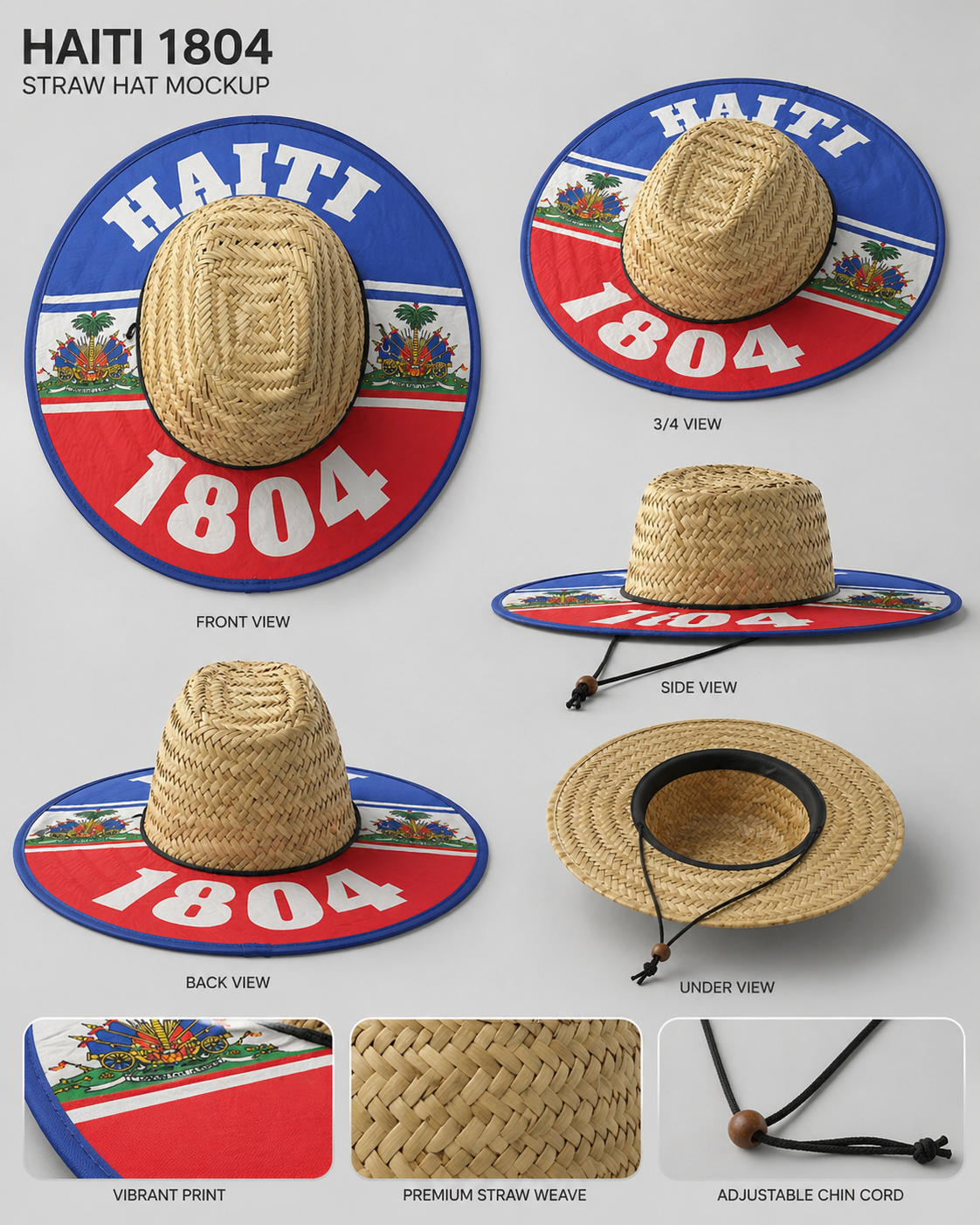 HAITIAN HERITAGE LUXE HAT