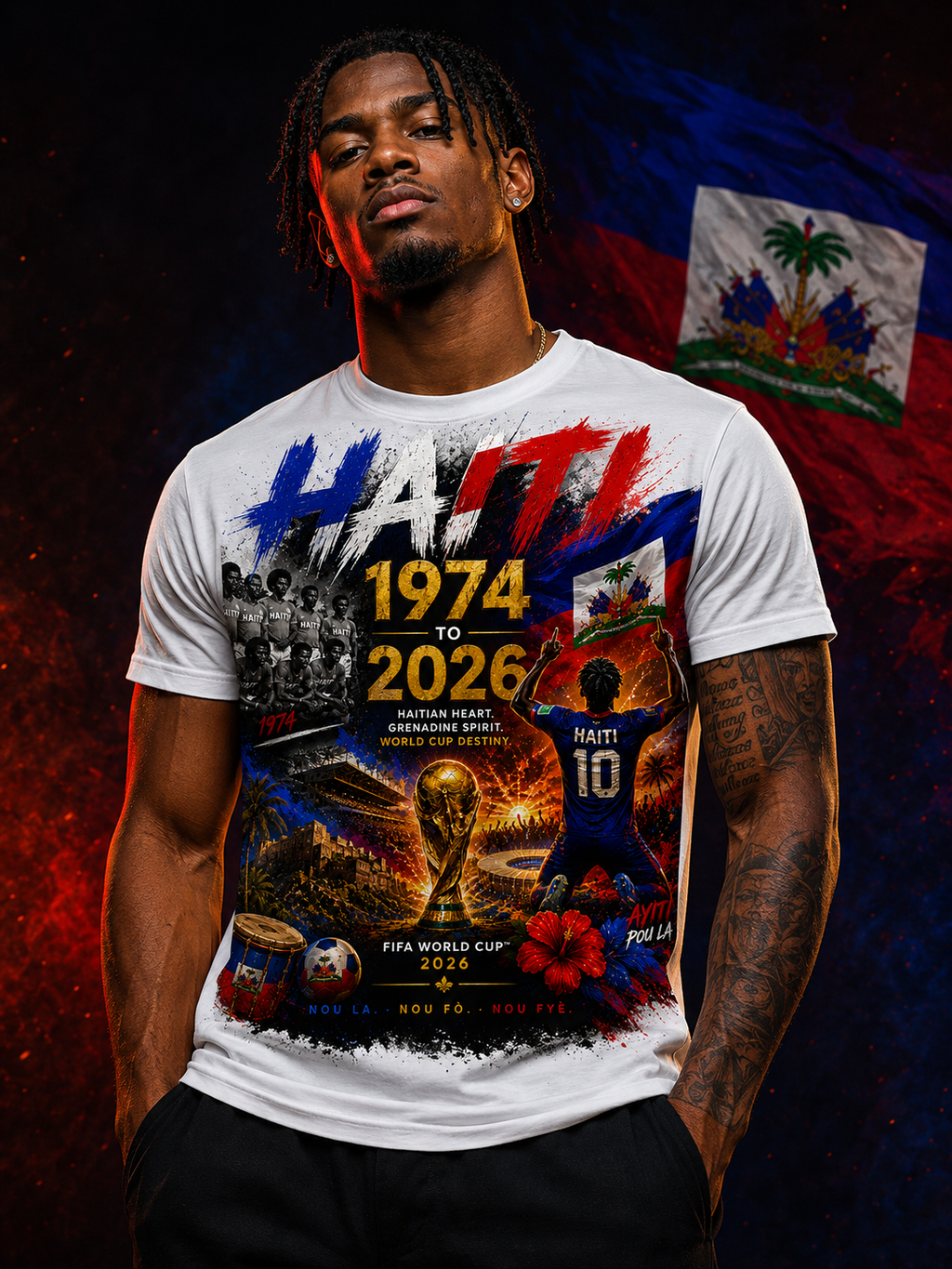 HAITI 1974 ➝ 2026 LEGACY TEE