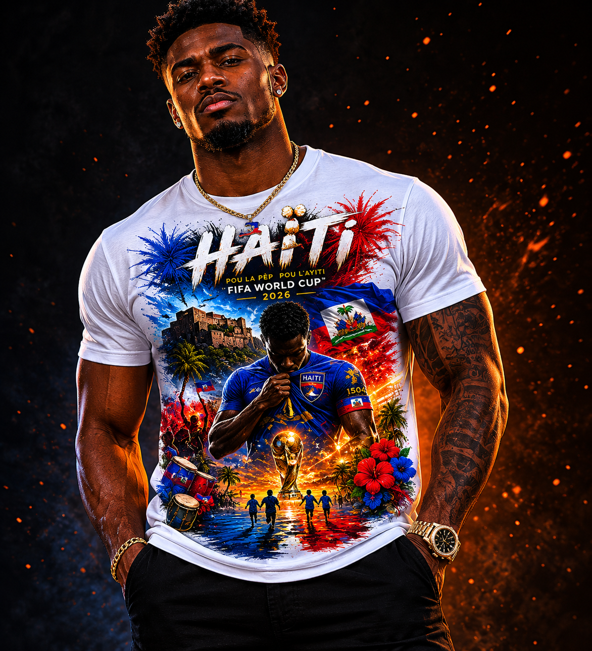 HAÏTI WORLD CUP LEGACY TEE 2026