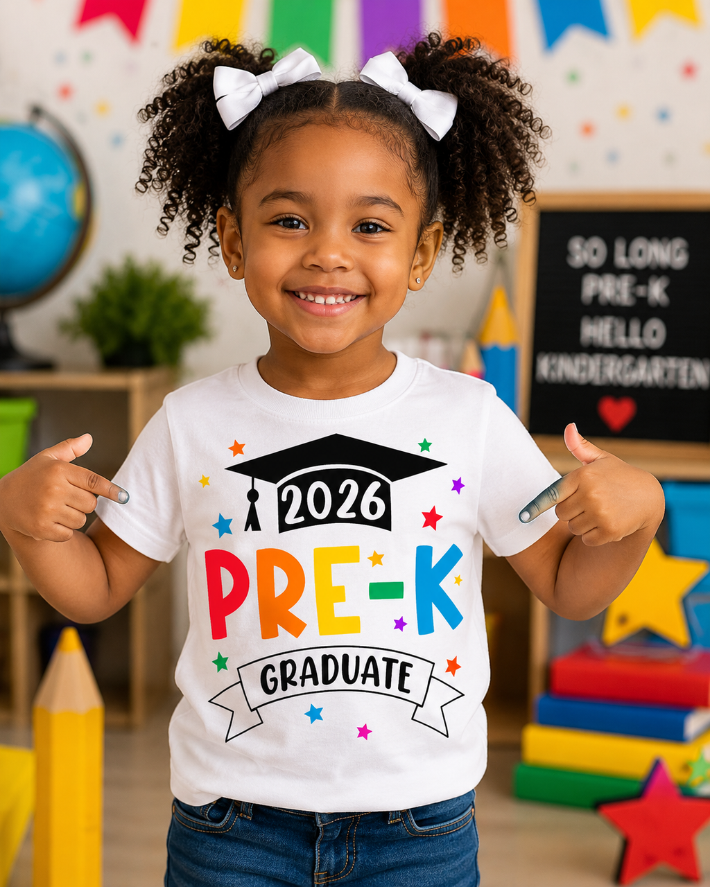 2026 Pre-K GRADUATE – KINDERGARDEN HERE I COME T-SHIRT