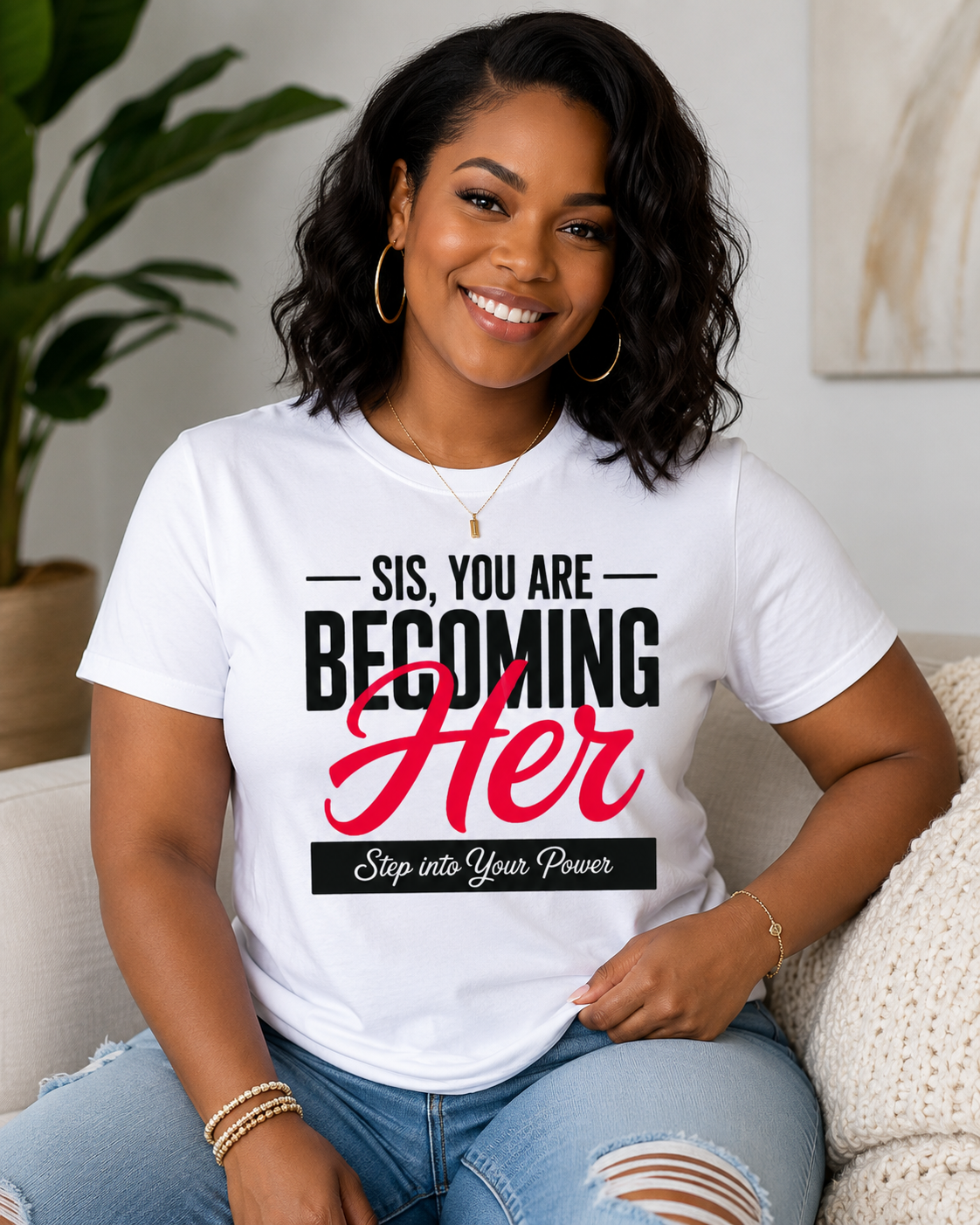 BECOMING HER EMPOWERMENT TEE
