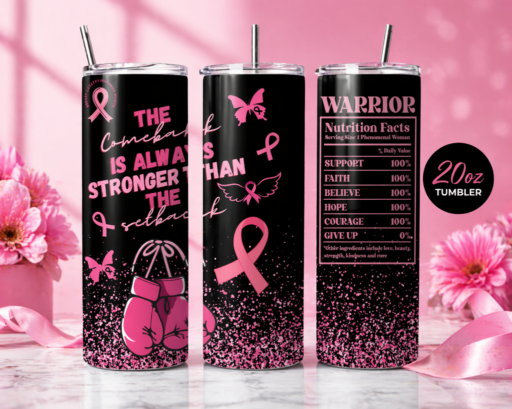 BREAST CANCER TUMBLER