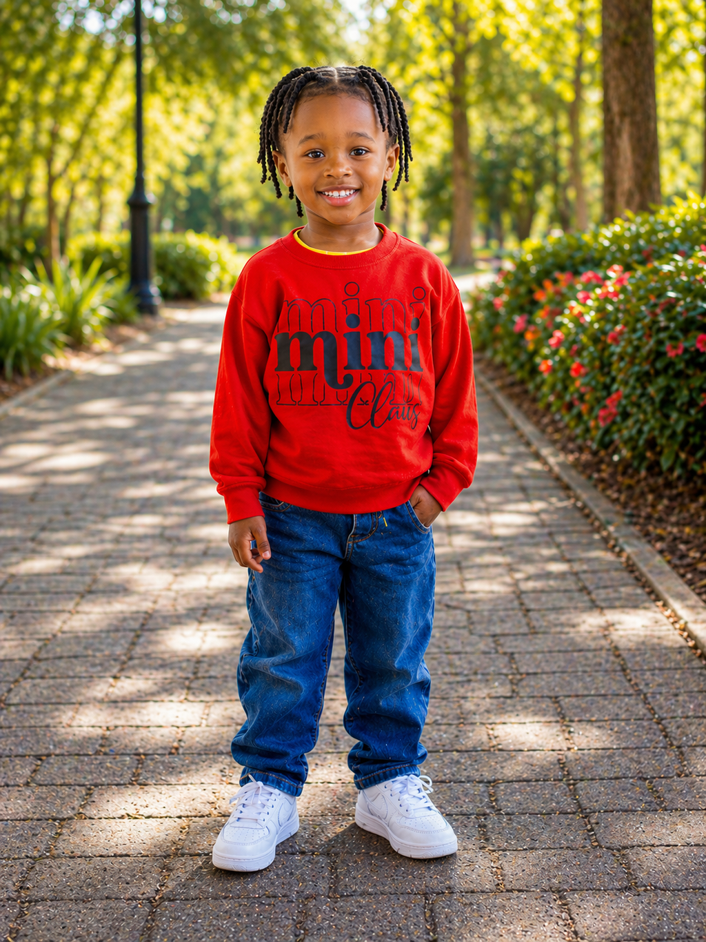 MINI CLAUS HOLIDAY SWEATER
