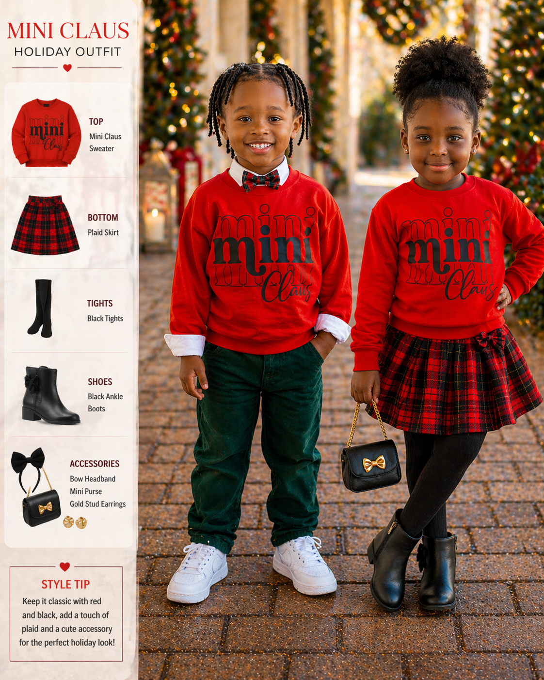 MINI CLAUS HOLIDAY SWEATER