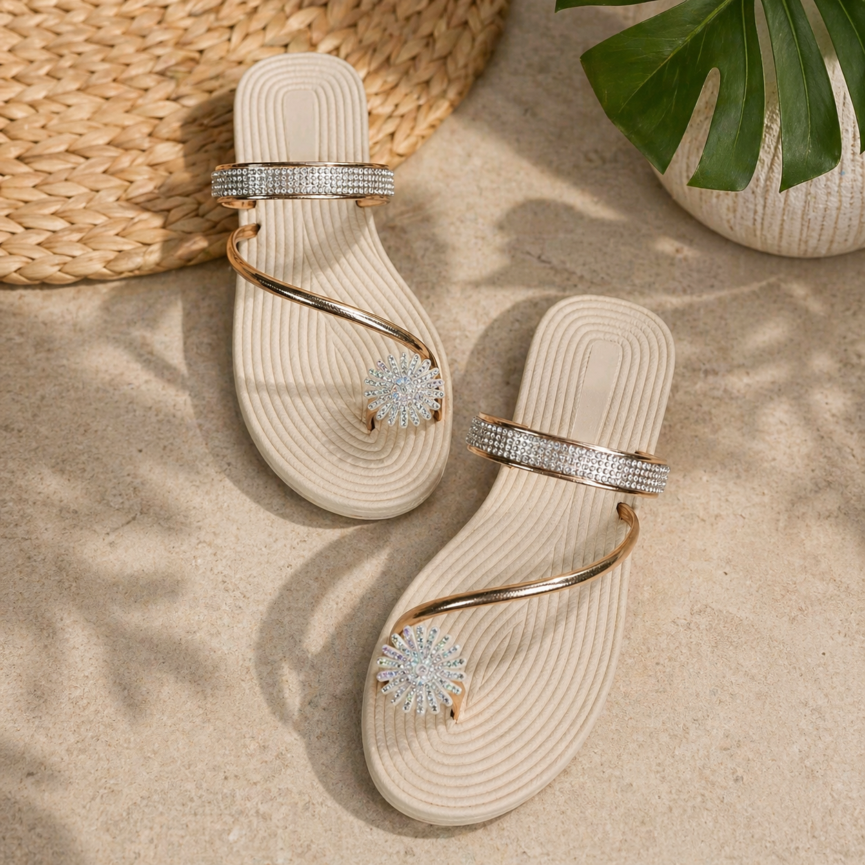 Rhinestones sandals