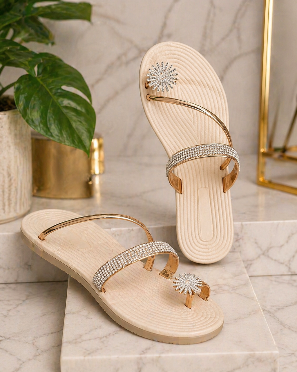 Rhinestones sandals