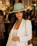LUXE CHAIN FEDORA HAT