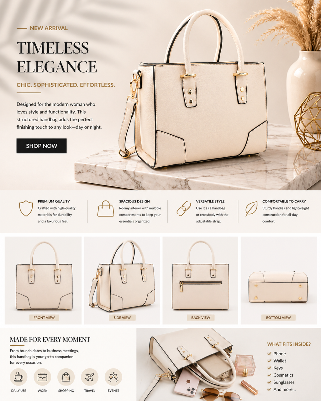 ISABELLE SATCHEL HANDBAG