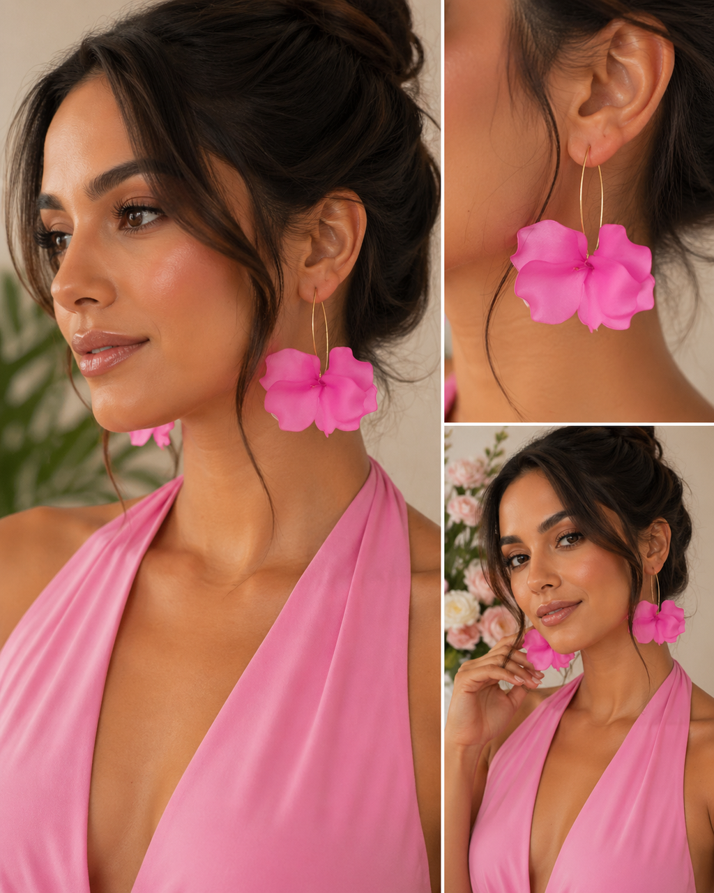 ROSE PEDAL EARINGS