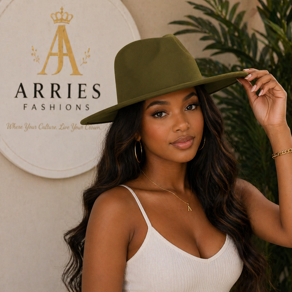 LUXE WIDE-BRIM FEDORA HAT