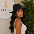 LUXE WIDE-BRIM FEDORA HAT
