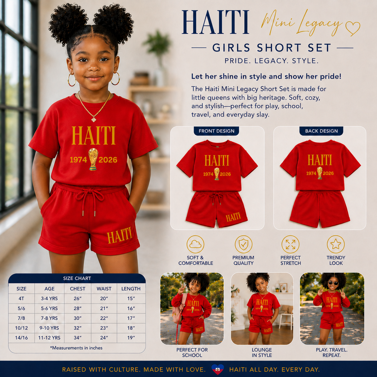 HAITI GOLD ERA LUXE KIDS SET