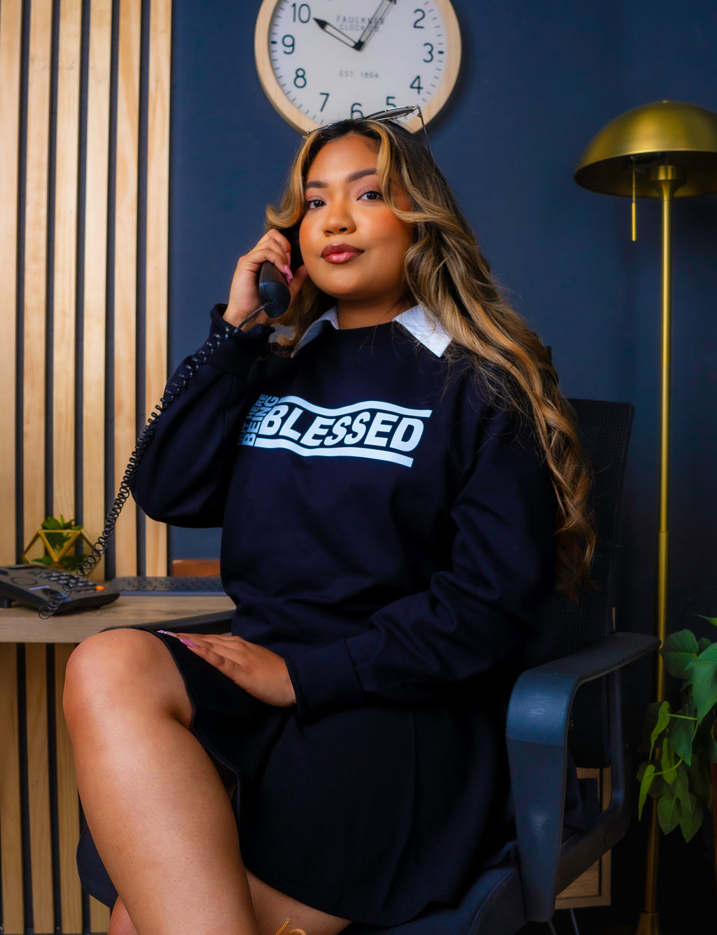 OUT HERE BEING BLESSED HOODIE