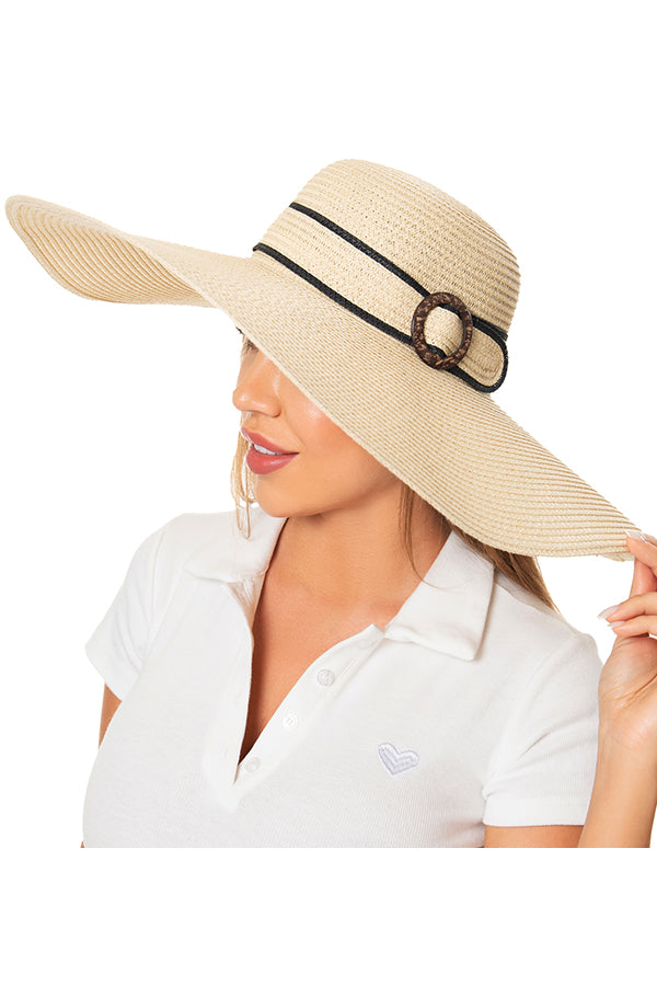 BOHO STRAW SUN HAT