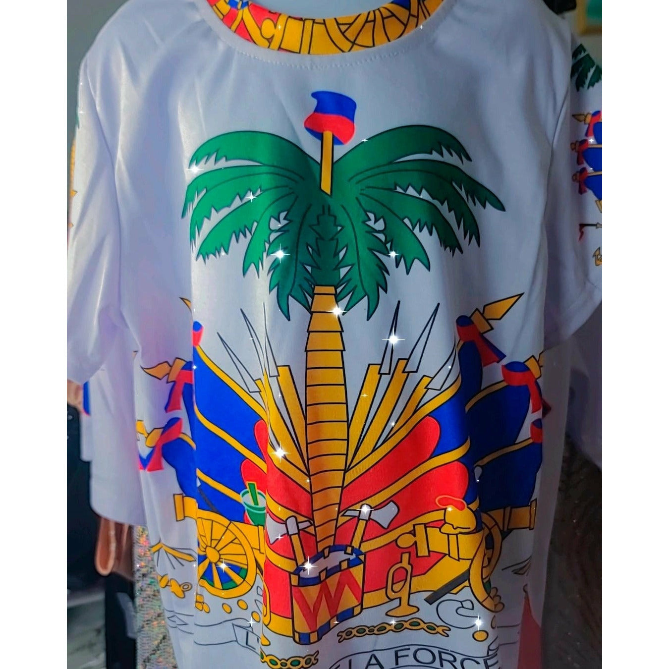 KIDS HAITIAN FLAG SHIRTS