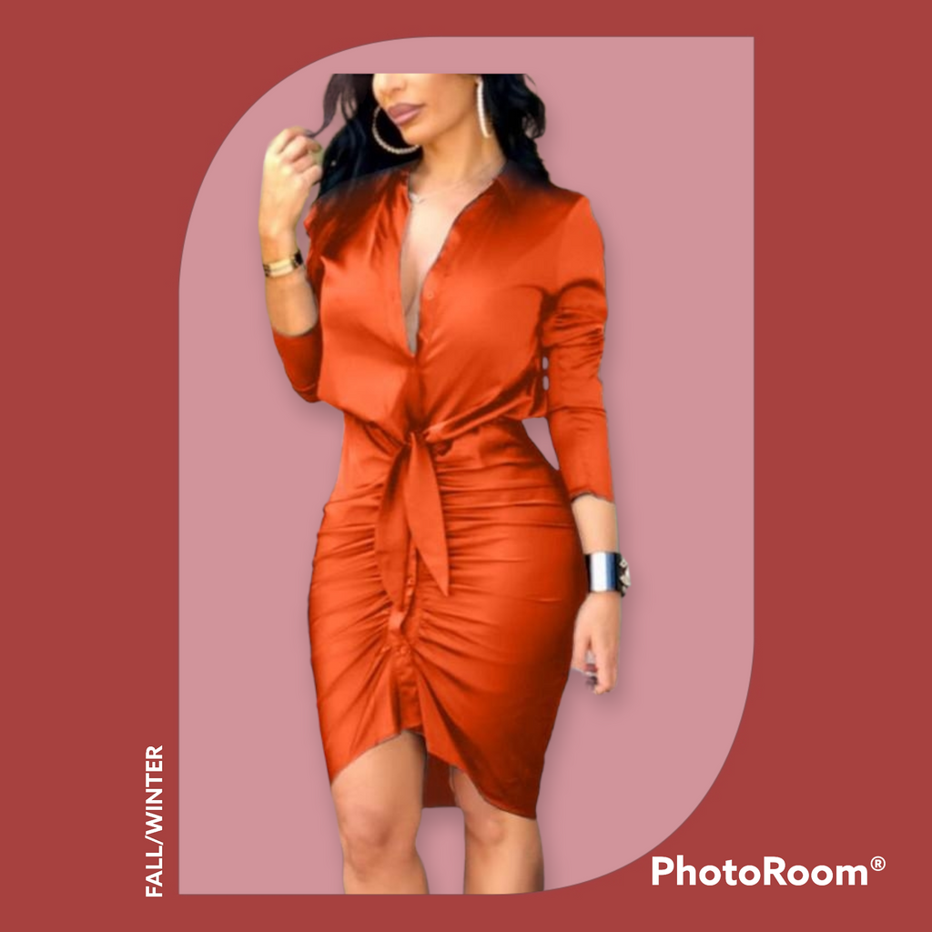 RETRO MIDI DRESS - arriesfashions